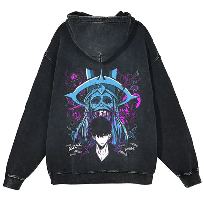 Shadow Monarch - Vintage Faded Hoodie
