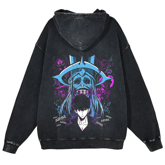 Shadow Monarch - Vintage Faded Hoodie