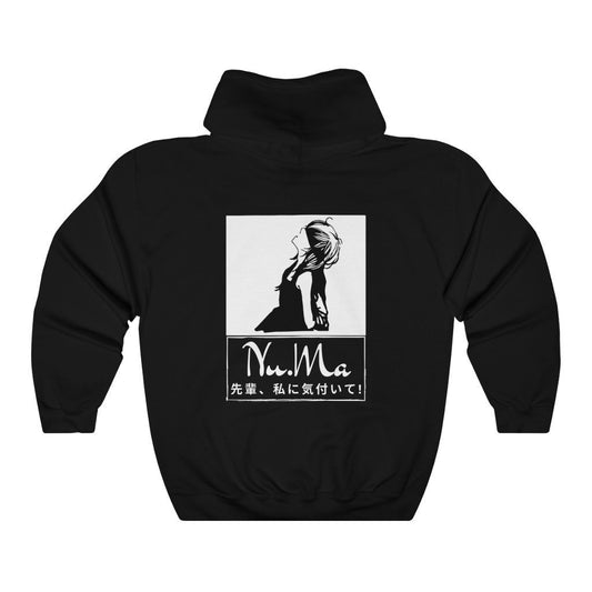 project numa- look at me senpai - hoodie - black