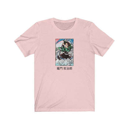 tanjiro demon slayer anime t-shirt