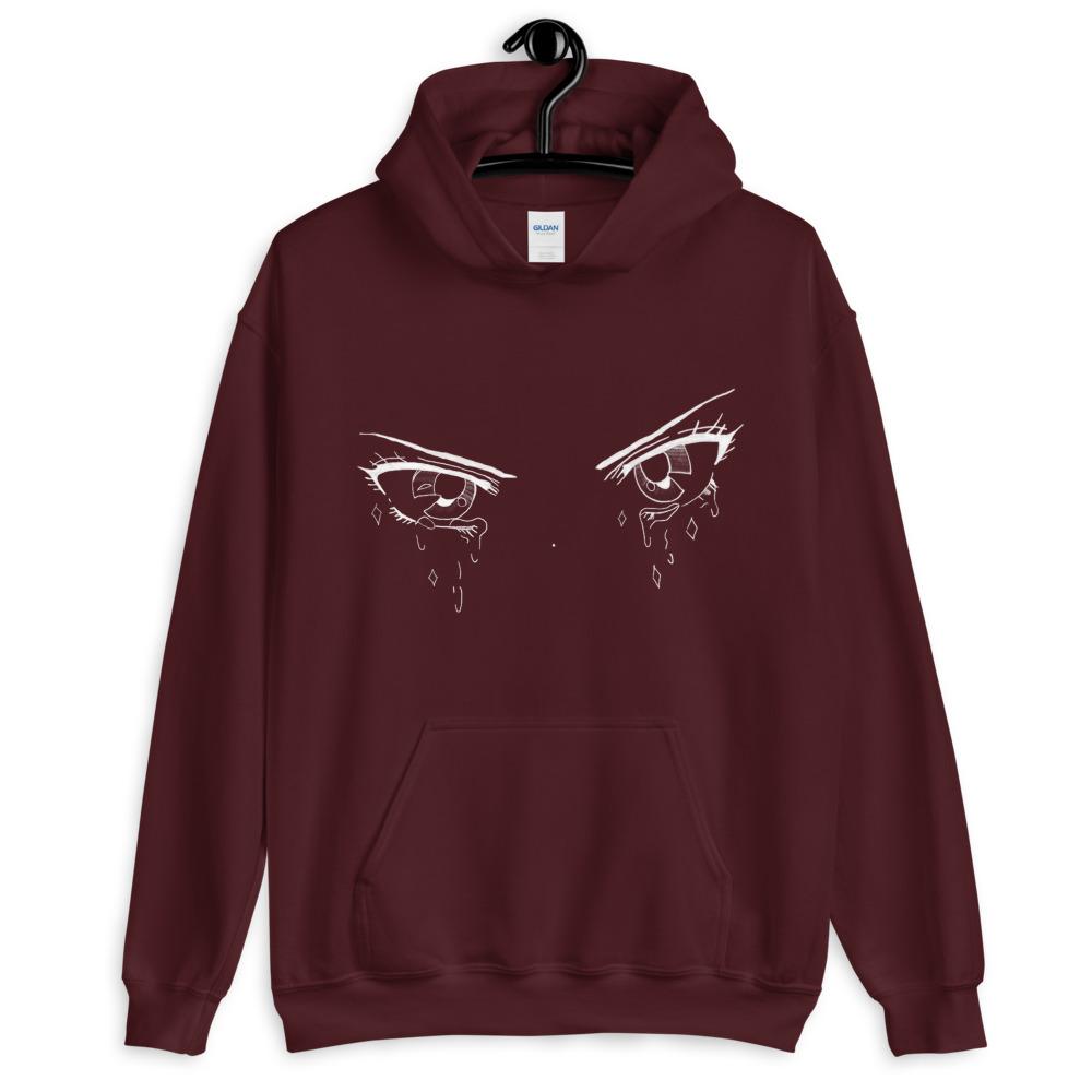 Sad Girls Anime Eyes Hoodie - Project NuMa - Hoodie